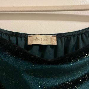 Altard state emerald green glitter short dress